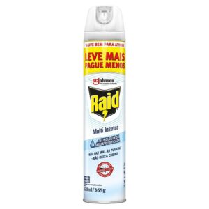 Inseticida Raid Multi Insetos Aerossol Aqua Protection 420ml